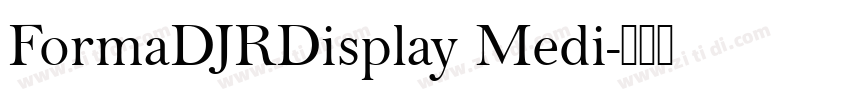 FormaDJRDisplay Medi字体转换